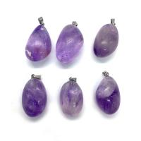 Amethyst Anhänger, Unregelmäßige, violett,  40-55mm, verkauft von PC