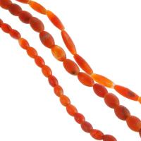 Naturlige tibetanske Agate Dzi Beads, Tibetansk agat, du kan DIY, rød, 17x11x11mm, 22pc'er/Strand, Solgt Per 38 cm Strand