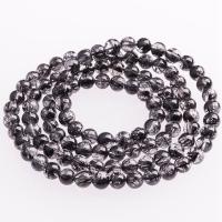 Quartz rutile noir bracelet, unisexe, couleurs mélangées, Longueur 7.5 pouce, Vendu par PC