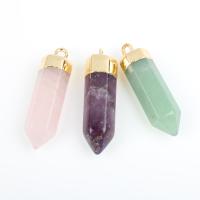 Gemstone Pendants Jewelry with Zinc Alloy fashion jewelry Sold By PC