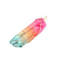 Quartz Necklace with Zinc Alloy irregular gold color plated Unisex 35-60mm Length Approx 19.69 Inch Sold By PC