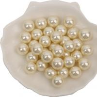 Shell Pearl Half Hole Bead DIY & half-drilled 3-18mm Sold By PC