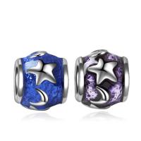 Zinc Alloy European Beads enamel Sold By PC