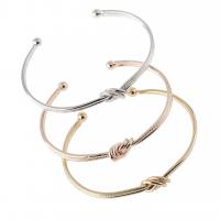 Zinc Alloy Cuff Bangle, forgyldt, mode smykker & for kvinde, flere farver til valg, 67mm, Solgt af PC