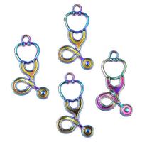 Zinc Alloy Pendants Stethoscope colorful plated vintage nickel lead & cadmium free Sold By PC