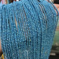 Tyrkysové korálky, Přírodní Turquoise, Kolo, DIY & tváří, skyblue, 3mm, Prodáno za Cca 15 inch Strand