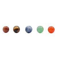 Mišrios Gemstone beads, Natūralus akmuo, Turas, įvairios medžiagos pasirinkimas & unisex & ne skylė, daugiau spalvų pasirinkimas, 8mm, Pardavė PC