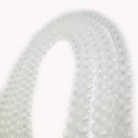 Naturlige klar kvarts perler, Clear Quartz, Runde, poleret, du kan DIY & mat, hvid, Solgt Per 38 cm Strand