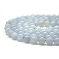 Aquamarine grânulos, miçangas, Roda, polido, DIY, azul, vendido para 38 cm Strand