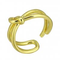 Brass Finger Ring gold color plated Adjustable US Ring Sold By Lot