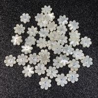 Natural White Shell Beads Flower DIY white Sold By PC