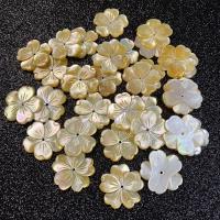 Natural Yellow Shell Beads Flower DIY yellow Sold By PC