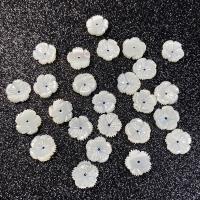 Natural White Shell Beads Flower DIY white Sold By PC