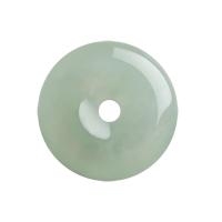 Jadite Spacer Kralen, Donut, uniseks, lichtgroen, 9x3mm, Verkocht door PC