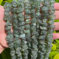 Green Quartz Bead, Uregelmæssig, grøn, 8-20mm, Solgt Per Ca. 15 inch Strand