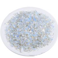 Chips πολύτιμων λίθων, Sea Opal, Ακανόνιστη, διαφορετικό μέγεθος για την επιλογή, λευκό, Sold Με τσάντα