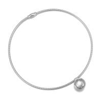 Collana in acciaio inossidabile, acciaio inox, Cerchio, gioielli di moda & per la donna, colore originale, 24mm, 400mm, Venduto da PC