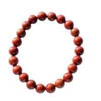 Red Jasper Rannerengas, kiiltävä, Unisex & erikokoisia valinnalle, punainen, Myyty Per 18 cm Strand