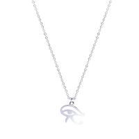 Stainless Steel Jewelry Necklace silver color plated Unisex Length Approx 17.72 Inch Sold By PC