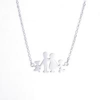 Stainless Steel Jewelry Necklace silver color plated Unisex Length Approx 17.72 Inch Sold By PC