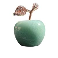 Ædelsten Dekoration, med Zinc Alloy, Apple, guldfarve belagt, med rhinestone, flere farver til valg, 29x35mm, Solgt af PC