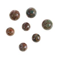 Natuurlijke Tibetaanse Agaat Dzi Beads, Ronde, DIY, gemengde kleuren, Verkocht door PC