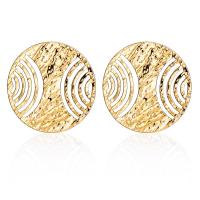 Prás Graí Earring, plátáilte, jewelry faisin & do bhean, órga, 40mm, Díolta De réir Péire