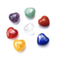 pietra preziosa decorazione, Cuore, lucido, colori misti, 10x15mm, 7PC/set, Venduto da set