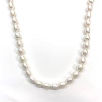 Rýže kultivované sladkovodní perle, Sladkovodní Pearl, DIY & různé styly pro výběr, bílý, 8-9mm, Prodáno za 14.96 inch Strand