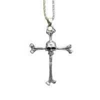 Zink Alloy Smycken Collier, Skull, plated, mode smycken & Unisex, nickel, bly och kadmium gratis, Längd Ca 23.6 inch, Säljs av PC