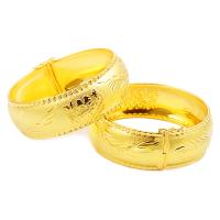 Messing Armbanden, voor vrouw, gouden, 20mm, Lengte 6 cm, Verkocht door PC