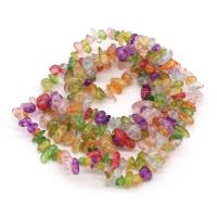 Edelsteen chips, mode sieraden & DIY, gemengde kleuren, 5-8mm, Per verkocht 40 cm Strand