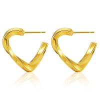 Prás Graí Earring, 18K óir plated, jewelry faisin & do bhean, órga, 24mm, Díolta De réir Péire