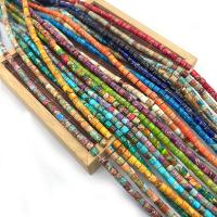 Impression Jasper Beads Column DIY Sold Per 14.96 Inch Strand