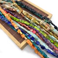 Indruk Jasper Kraal, Square, DIY, meer kleuren voor de keuze, 3x6mm, Per verkocht 14.96 inch Strand