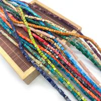 Indruk Jasper Kraal, Square, DIY, meer kleuren voor de keuze, 3mm, Per verkocht 14.96 inch Strand