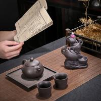 Backflow Incense Burner Purple Clay handmade for home and office & durable Sold By PC