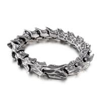 Roestvrij staal armbanden, voor de mens, oorspronkelijke kleur, 16mm, Lengte Ca 9.06 inch, Verkocht door PC