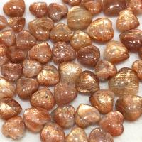 SUNSTONE قلادة, قلب, مصقول, ديي, الألوان المختلطة, 15-30mm, تباع بواسطة G