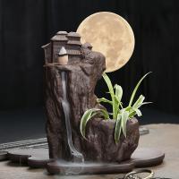 Backflow Incense Burner Purple Clay handmade for home and office & durable Sold By PC