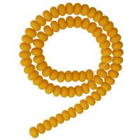 Fashion Glasperler, Glas, gul, 5x8mm, Ca. 76pc'er/Strand, Solgt Per Ca. 14.8 inch Strand