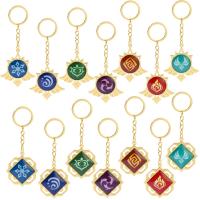 Zinc Alloy Key Lås, med Resin, forgyldt, flere farver til valg, Solgt af PC