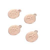 Zinc Alloy Pendler, Runde, forgyldt, flere farver til valg, 16mm, Solgt af PC