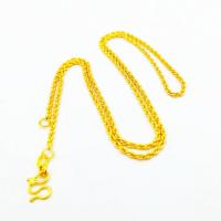 Collana catena in ottone, placcato color oro, stili diversi per la scelta & per la donna, nessuno, assenza di nichel,piombo&cadmio, Lunghezza Appross. 17.72 pollice, Appross. 5PC/borsa, Venduto da borsa