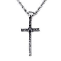 Nerezová ocel Cross Přívěsky, Nerez, Kříž, bez kabelu & pro muže, 44x22mm, Prodáno By PC