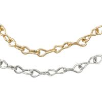 Iron Ékszer Chain, Vas, galvanizált, bar lánc, több színt a választás, 8mm, Által értékesített m