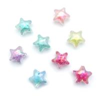 Bead in Bead Acrylic Beads Star plated DIY Sold By Bag