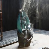 Backflow Incense Burner Porcelain half handmade for home and office & durable Sold By PC