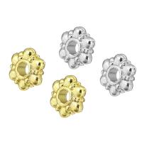 Zinc Alloy Spacer Kralen, echt goud verguld, meer kleuren voor de keuze, 7x7x2mm, Verkocht door PC