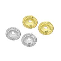 Zinc Alloy Spacer Kralen, echt goud verguld, meer kleuren voor de keuze, 8x8x2mm, Verkocht door PC